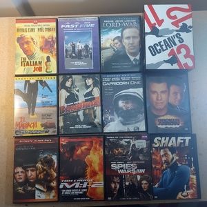 Action/Thriller Movie Dvd Lot